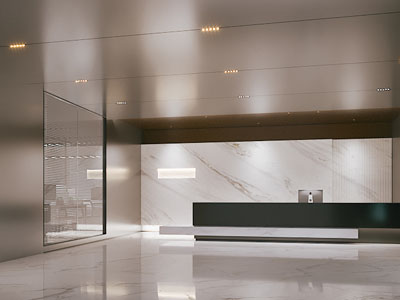 现代大堂前台接待