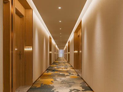 新中式酒店客房走廊过道