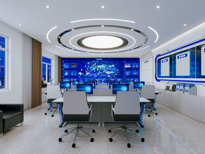 现代监控室 指挥中心