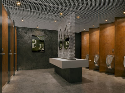 现代公共卫生间 洗手间