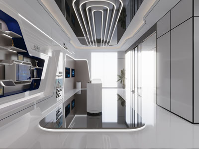 现代企业展厅展览