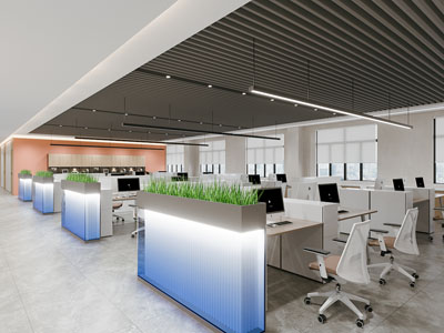 现代公共办公区