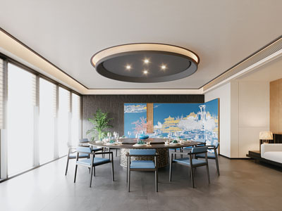 新中式酒店包厢包间