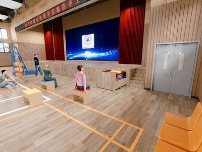 现代报告厅 会议厅3d模型 现代报告厅 会议厅