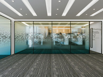 现代公司办公玻璃隔断 平开门3d模型 现代公司办公玻璃隔断 平开门