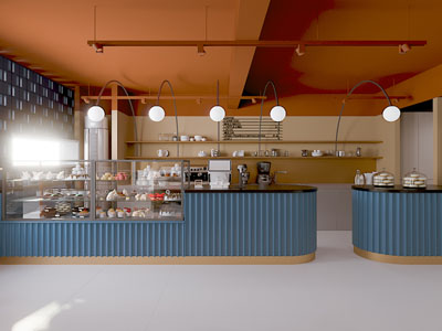 工业风loft咖啡厅