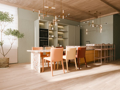 现代餐厅3d模型 现代餐厅