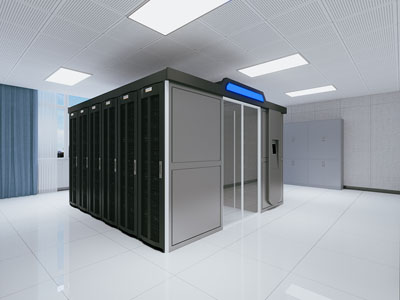 现代机房 服务器设备