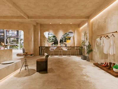 侘寂风服装专卖店