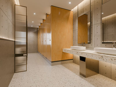 现代公共卫浴间 洗手间