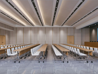 现代报告厅 会议厅3d模型 现代报告厅 会议厅