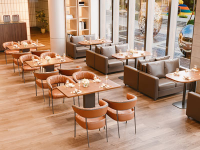 现代饭店餐馆就餐区