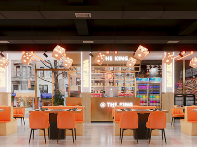 现代饭店餐馆火锅店3d模型 现代饭店餐馆火锅店