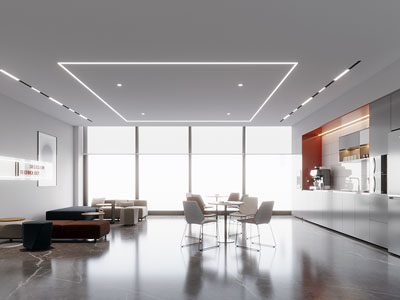 现代公司茶水间 休闲区