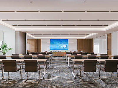 现代会议室 报告厅3d模型 现代会议室 报告厅