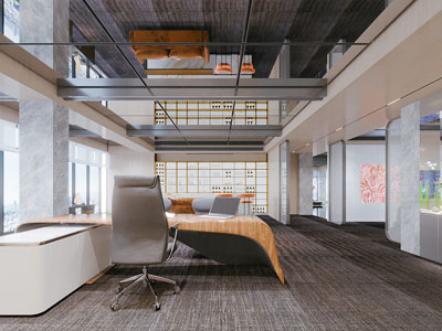 现代董事长 总经理办公室