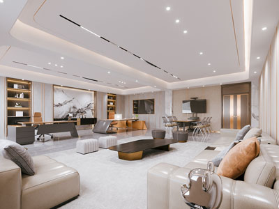 现代董事长 总经理办公室