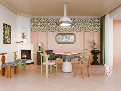 法式复古风棋牌室 娱乐休闲室