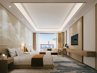 新中式酒店客房