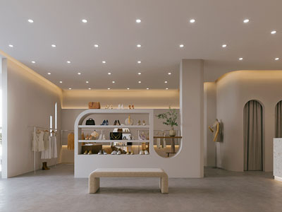 侘寂风服饰专卖店门头