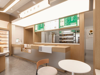 现代烘焙店收银台3d模型 现代烘焙店收银台