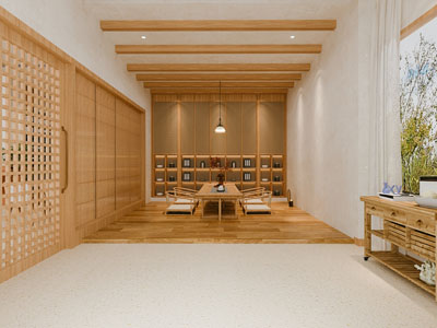 日式饭店餐馆包厢包间