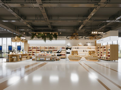 工业风loft文创区展厅展览