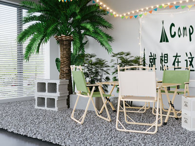 现代露营营地美陈