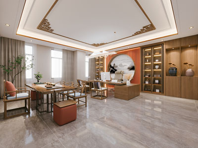 新中式董事长 总经理办公室