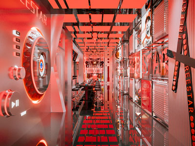 现代酒吧3d模型 现代酒吧