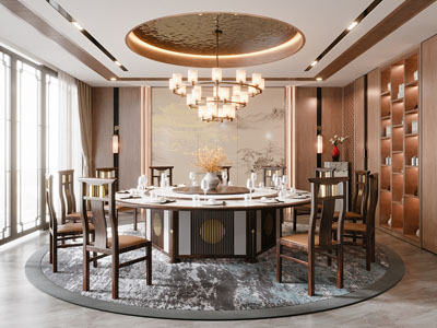 新中式酒店包厢包间