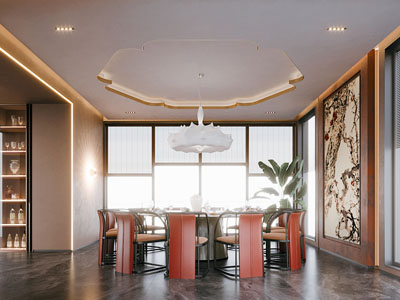 新中式酒店包厢包间