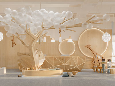 现代娱乐空间 游戏室