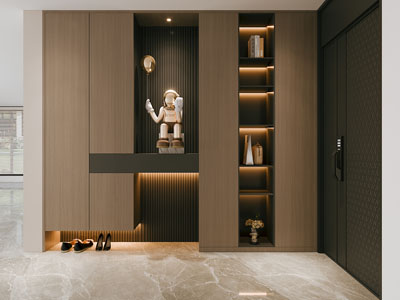现代玄关门厅 鞋柜3d模型 现代玄关门厅 鞋柜