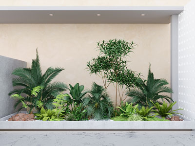 现代室内景观园艺小品