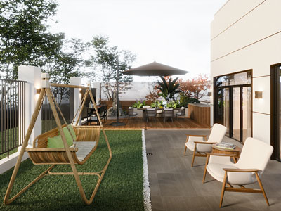 现代别墅居家庭院景观园艺小品