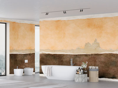 侘寂风卫浴间 洗手间