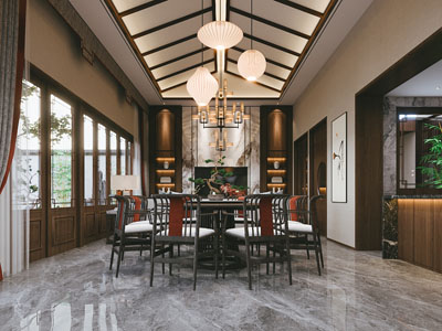 新中式酒店包厢包间