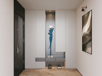 现代玄关门厅 鞋柜3d模型 现代玄关门厅 鞋柜