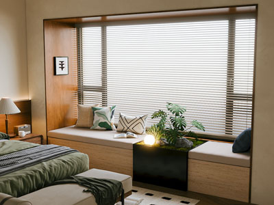 现代卧室飘窗3d模型 现代卧室飘窗