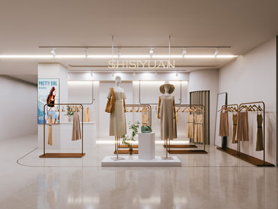 现代女装服装专卖店