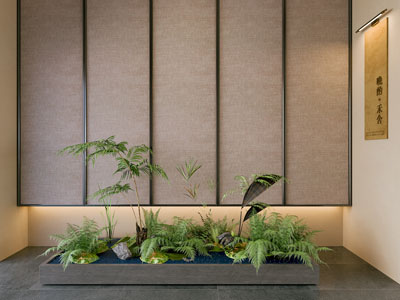 新中式室内景观园艺小品