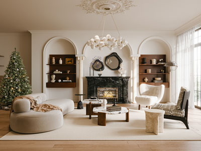 法式客厅3d模型 法式客厅