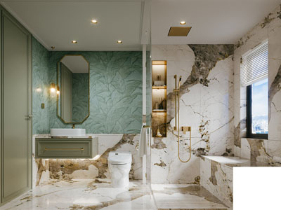 现代轻奢卫浴间 洗手间