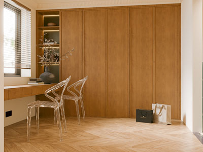 现代原木风书房