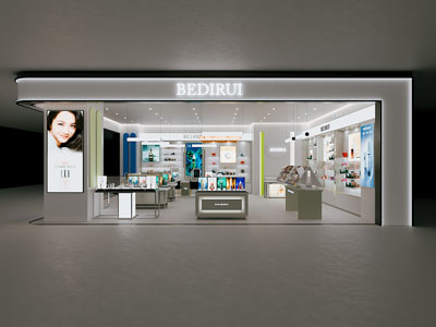 现代化妆品专卖店门头