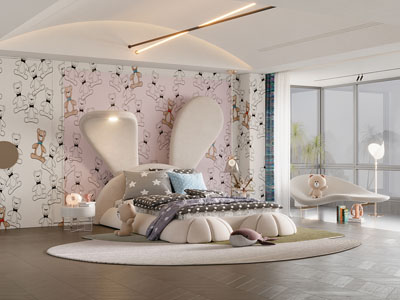 现代卧室 儿童房