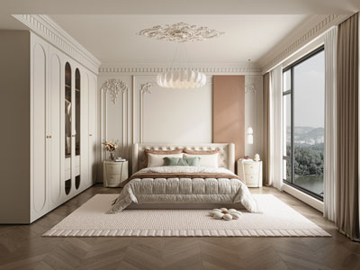 法式奶油风卧室