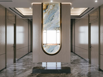 现代玄关隔断柜3d模型 现代玄关隔断柜