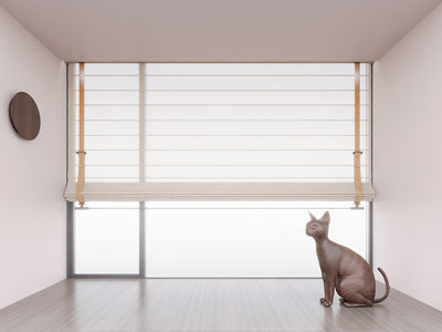 现代落地窗 百叶窗帘3d模型 现代落地窗 百叶窗帘